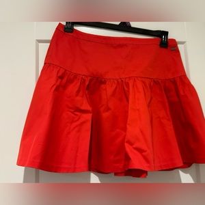 Red Armani Flare Mini